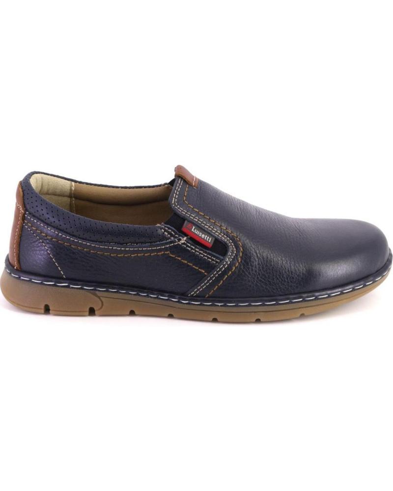 Mocassins pour Homme LUISETTI 23320 MOCASINES DE HOMBRE PIEL AZUL MARINO