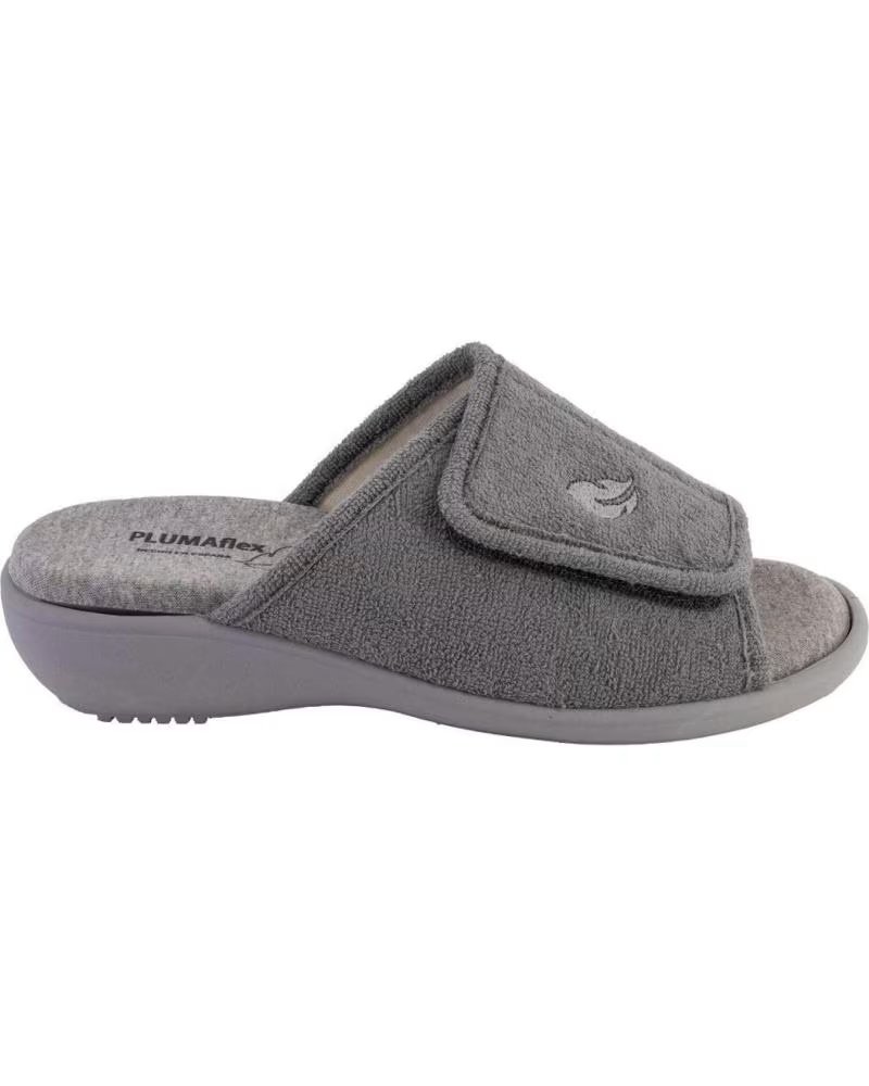 Pantoufles pour Femme PLUMAFLEX ROAL 14511 ZAPATILLAS DE CASA DE MUJER GRIS