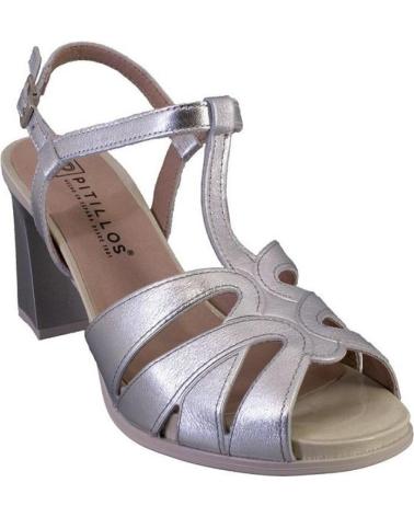 Sandales pour Femme PITILLOS 5702-24 SANDALIAS DE MUJER PIEL PLATA