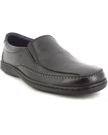 Halbschuhe für Herren NOTTON 0209 MOCASINES DE HOMBRE NEGRO PIEL NEGRO