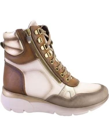 Sportivo per Donna NIVAL TELVA 2031 ZAPATILLAS CASUAL DE MUJER HIELO Y CUERO PI HIELO Y CUERO