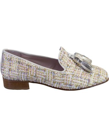 Halbschuhe für Damen NIVAL CARMEN MOCASINES DE MUJER PLATINO