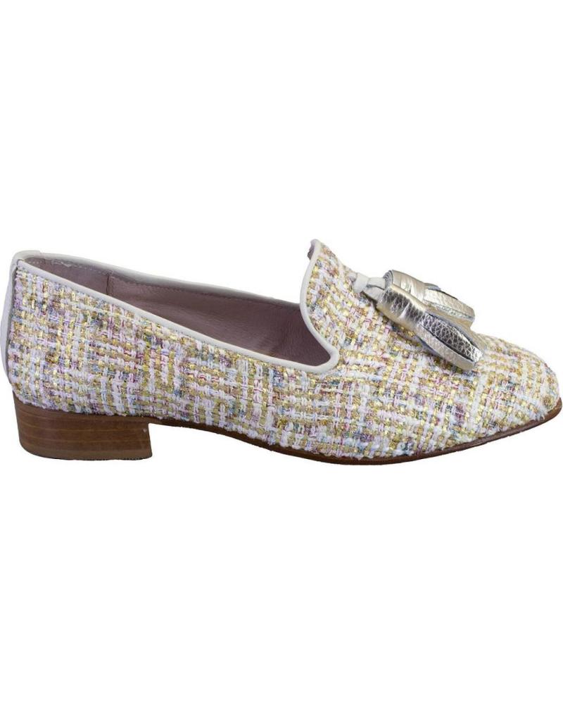 Halbschuhe für Damen NIVAL CARMEN MOCASINES DE MUJER PLATINO