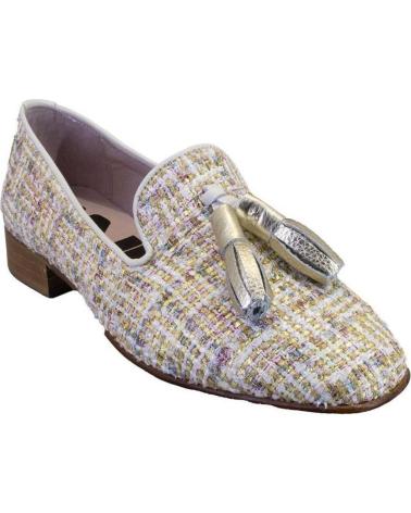 Halbschuhe für Damen NIVAL CARMEN MOCASINES DE MUJER PLATINO