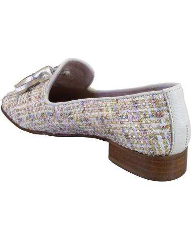 Halbschuhe für Damen NIVAL CARMEN MOCASINES DE MUJER PLATINO