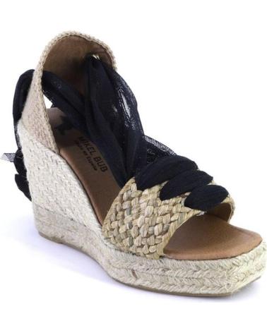 Woman Sandals MIKEL BUB VEGA ALPARGATAS DE MUJER NEGRO