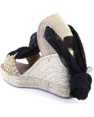 Woman Sandals MIKEL BUB VEGA ALPARGATAS DE MUJER NEGRO