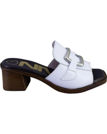 Sandales-De-Mujer-NIVAL-SAVENA-ZUECOS-O-MULES-DE-MUJER-PIEL-BLANCO
