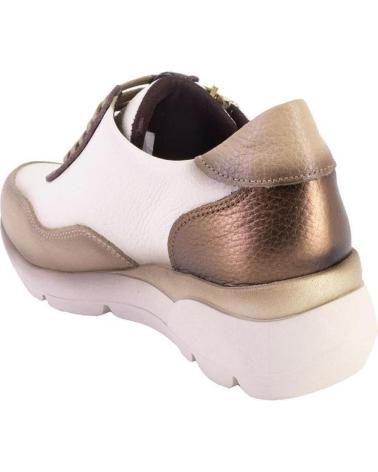 Sapatos de Mulher NIVAL DAMA 2001 ZAPATILLAS CASUAL DE MUJER PIEL TAUPE