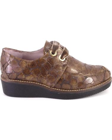 Zapatos de Mujer NIVAL LUKA ZAPATOS CON CORDONES DE MUJER PIEL TAUPE