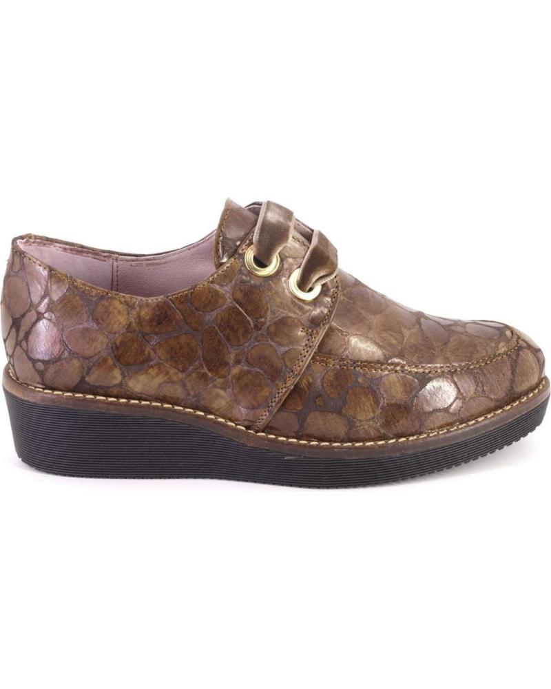 Zapatos de Mujer NIVAL LUKA ZAPATOS CON CORDONES DE MUJER PIEL TAUPE