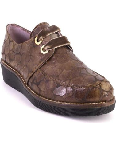 Zapatos de Mujer NIVAL LUKA ZAPATOS CON CORDONES DE MUJER PIEL TAUPE