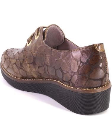 Zapatos de Mujer NIVAL LUKA ZAPATOS CON CORDONES DE MUJER PIEL TAUPE