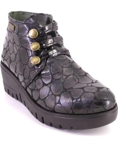 Botins de Mulher NIVAL LILE CAIN WP BOTINES DE MUJER PIEL NEGRO