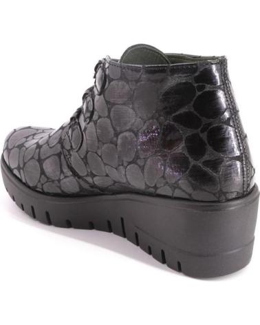 Botins de Mulher NIVAL LILE CAIN WP BOTINES DE MUJER PIEL NEGRO