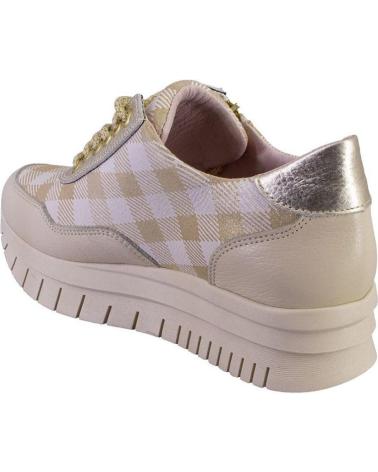 Sportif-De-Mujer-NIVAL-DAMA-ZAPATILLAS-CASUAL-DE-MUJER-PIEL-PLATINO