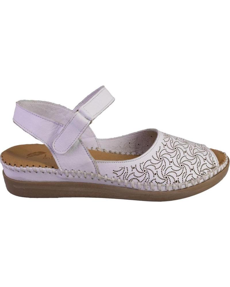 Sandalias-De-Mujer-TREINTAS-L1017-SANDALIAS-DE-MUJER-PIEL-BLANCO