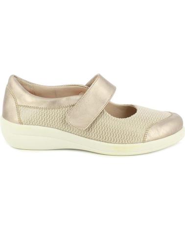 Bailarinas-De-Mujer-D`CUTILLAS-ZAPATOS-ANCHO-ESPECIAL-DE-VELCRO-METALIZADO