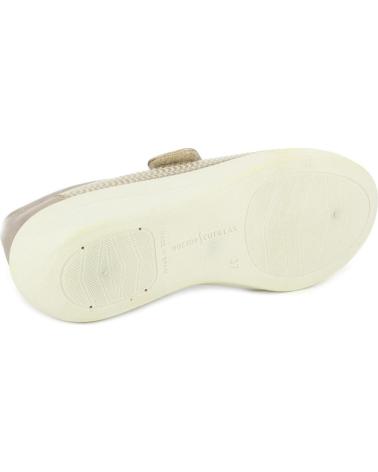 Bailarinas-De-Mujer-D`CUTILLAS-ZAPATOS-ANCHO-ESPECIAL-DE-VELCRO-METALIZADO