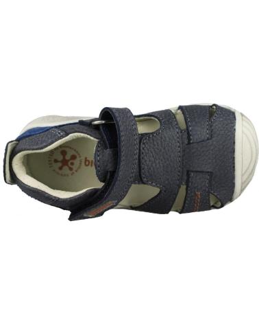 girl and boy Sandals BIOMECANICS SANDALIA CERRADA PIEL AZUL