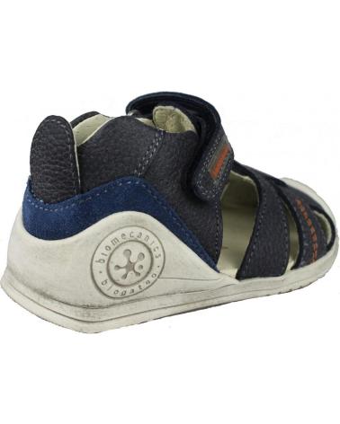 girl and boy Sandals BIOMECANICS SANDALIA CERRADA PIEL AZUL