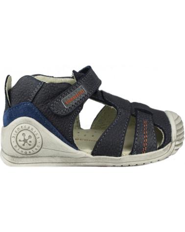 girl and boy Sandals BIOMECANICS SANDALIA CERRADA PIEL AZUL