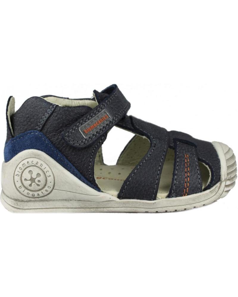 girl and boy Sandals BIOMECANICS SANDALIA CERRADA PIEL AZUL