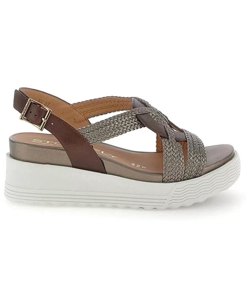Sandálias de Mulher STONEFLY PARKY 24 EMBOSSED S -CALF LTH 220895 MARRN MARRóN