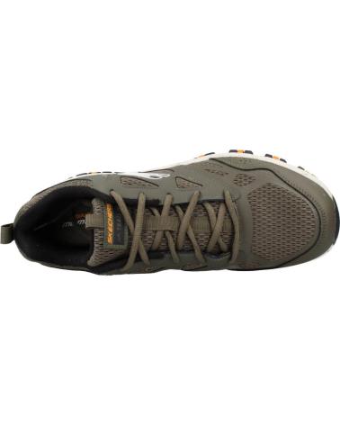 SKECHERS HILLCREST 237265 SCARPE DA GINNASTICA VERDE OLIVA ARANCIONE OLV