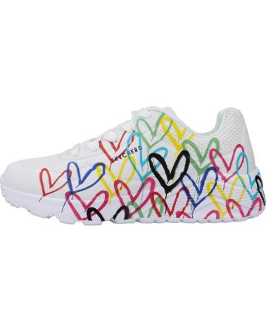 Deportivas de Niña SKECHERS ZAPATILLAS NINA MODELO UNO LITE COLOR BLANCO WMLT