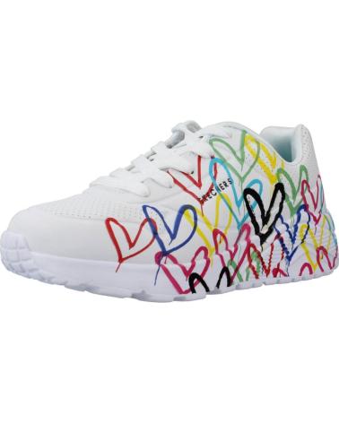 Deportivas de Niña SKECHERS ZAPATILLAS NINA MODELO UNO LITE COLOR BLANCO WMLT