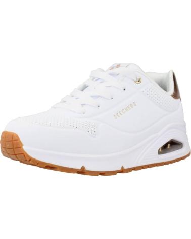 Sportif pour Fille SKECHERS ZAPATILLAS NINA MODELO UNO GEN1 COLOR BLANCO WHT