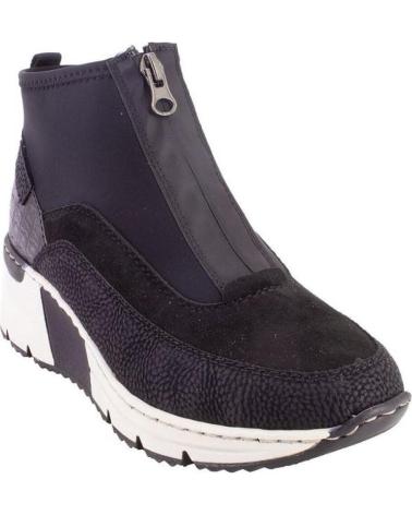 Stiefel für Damen RIEKER N6352 BOTINES DE MUJER NEGRO
