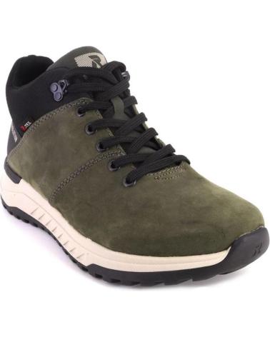Sneaker für Herren RIEKER U0163 BOTINES DE HOMBRE NOBUK KAKI