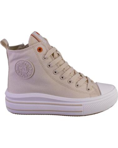 REFRESH 171931 BEIGE HIGH-TOP LEINEN-SNEAKER BEIGE