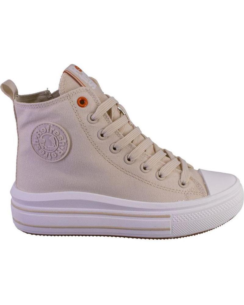 REFRESH 171931 BEIGE HIGH-TOP LEINEN-SNEAKER BEIGE