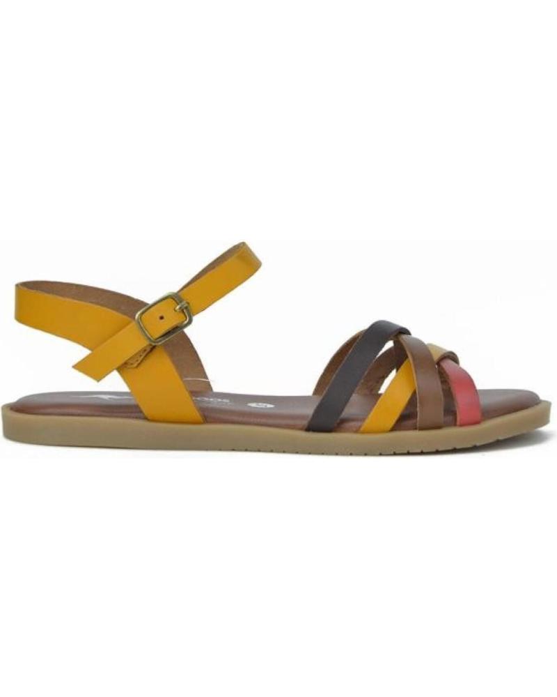 Sandalen für Damen KANGAROOS SANDALIAS DE MUJER 604-27 P COMB MOSTAZA-MARRONES-CP COMB MOSTAZA-MARRO