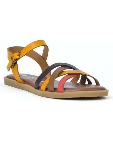 Sandalen für Damen KANGAROOS SANDALIAS DE MUJER 604-27 P COMB MOSTAZA-MARRONES-CP COMB MOSTAZA-MARRO