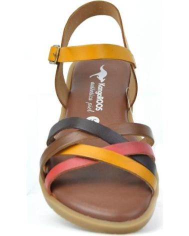 Sandalen für Damen KANGAROOS SANDALIAS DE MUJER 604-27 P COMB MOSTAZA-MARRONES-CP COMB MOSTAZA-MARRO