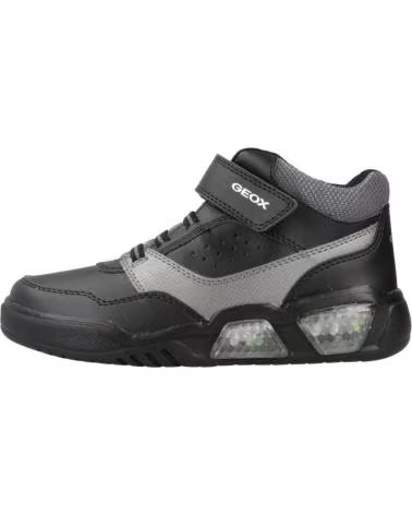 Esportes  de Menino GEOX ZAPATILLAS NINO MODELO J ILLUMINUS B COLOR NEGRO C0005