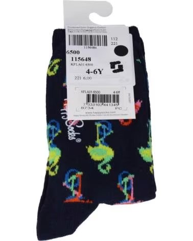 HAPPY SOCKS CHAUSSETTES KFLA01 6500 BLEU AZUL