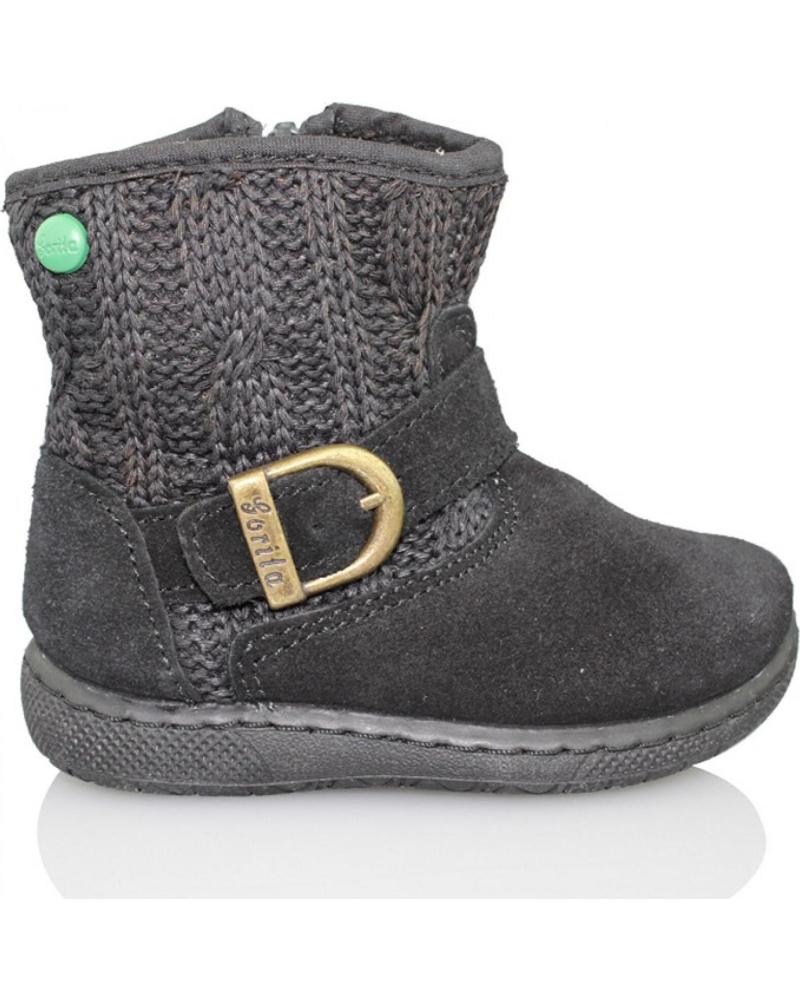 Botas de Niña GORILA ANTE LANA NEGRO