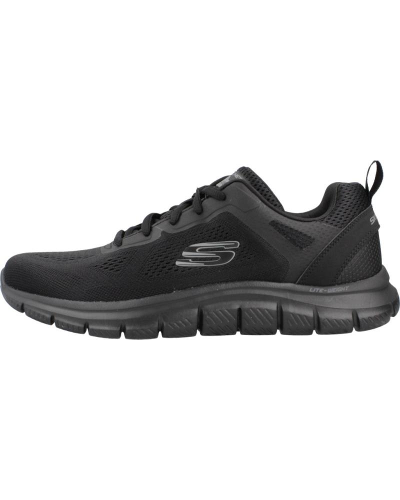 BASKETS SKECHERS TRACK BROADER NOIRES POUR HOMME BBK