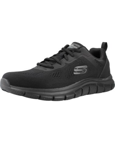 BASKETS SKECHERS TRACK BROADER NOIRES POUR HOMME BBK
