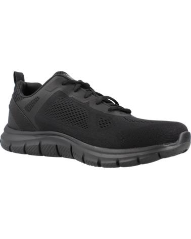 BASKETS SKECHERS TRACK BROADER NOIRES POUR HOMME BBK