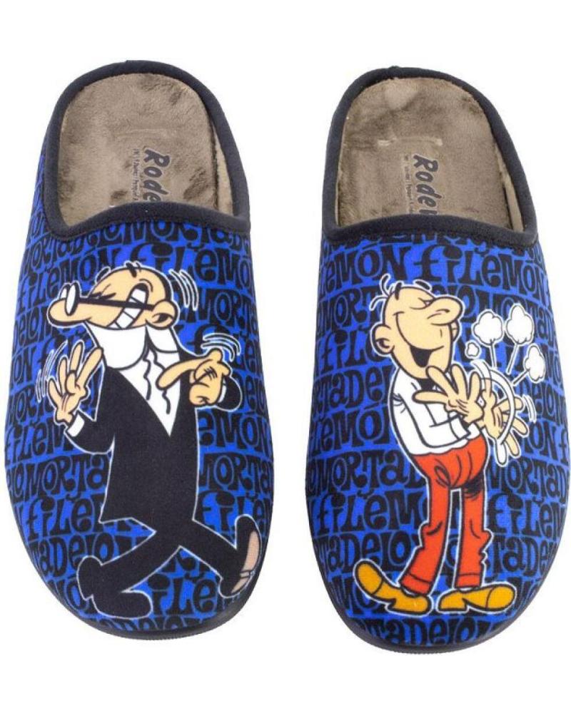 Pantofole per Uomo  RODEVIL 539 ZAPATILLAS DE CASA DE HOMBRE MORTADE AZUL MARINO