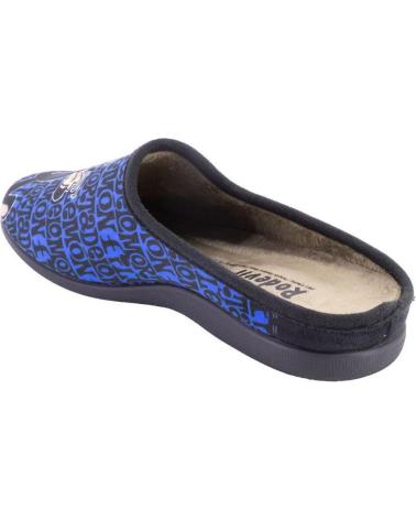 Pantofole per Uomo  RODEVIL 539 ZAPATILLAS DE CASA DE HOMBRE MORTADE AZUL MARINO
