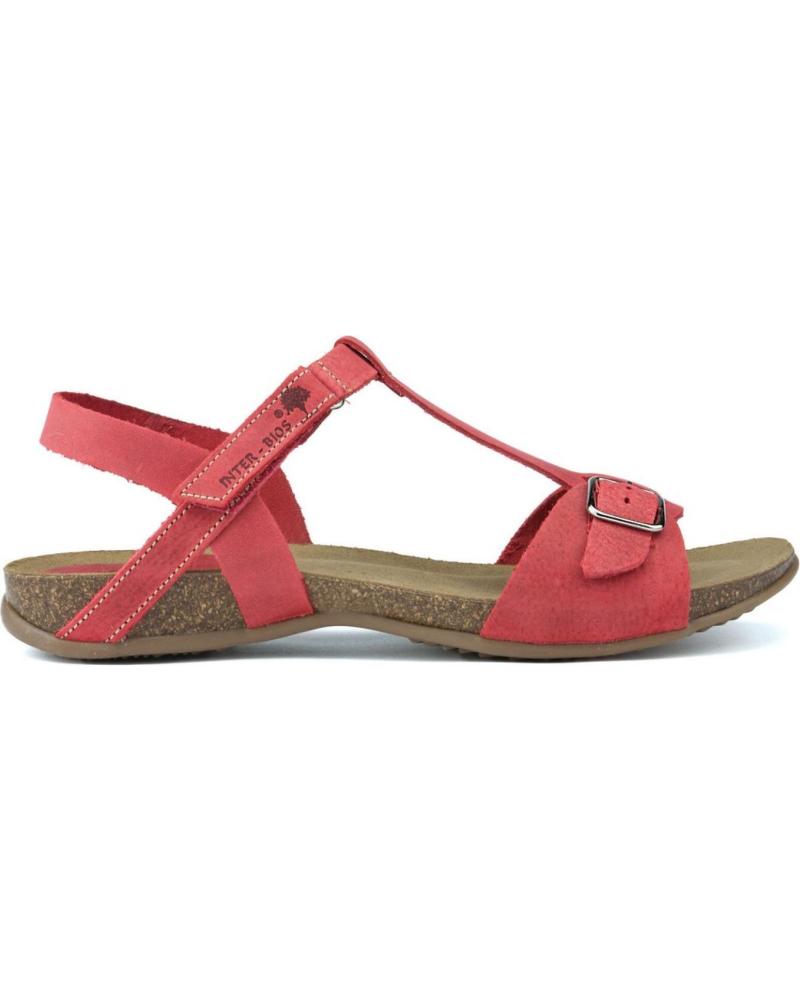Sandalias de Mujer interbios SANDALIAS AFRODITA ROJO
