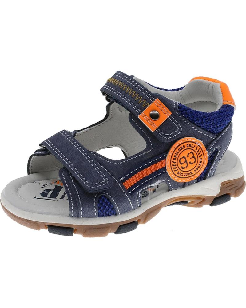 Sandales pour Garçon BEPPI 2198490 NAVY - ORANGE