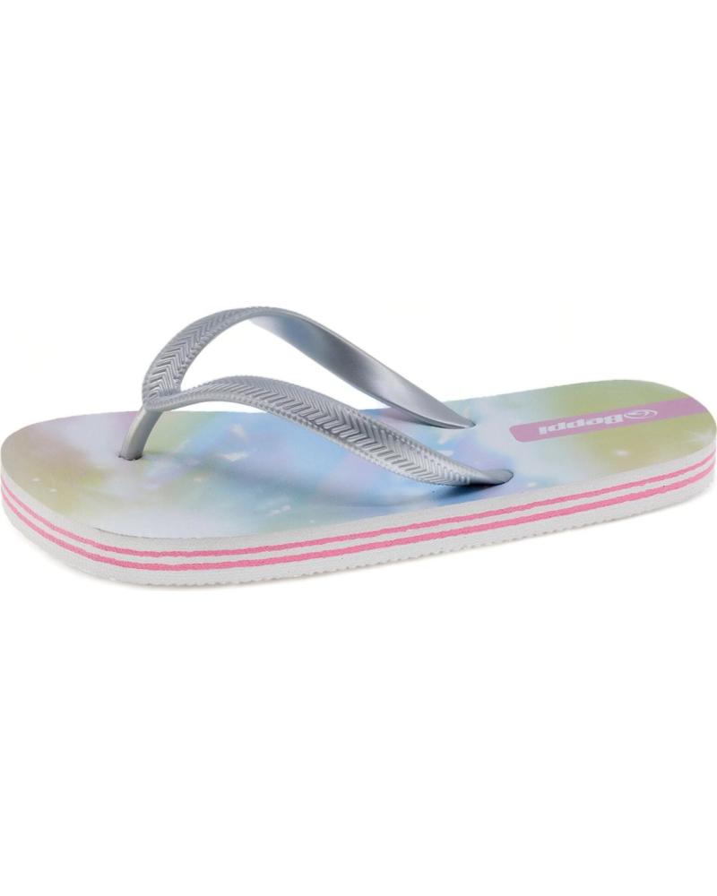 Zehansandalen für Mädchen BEPPI 2206120 SILVER